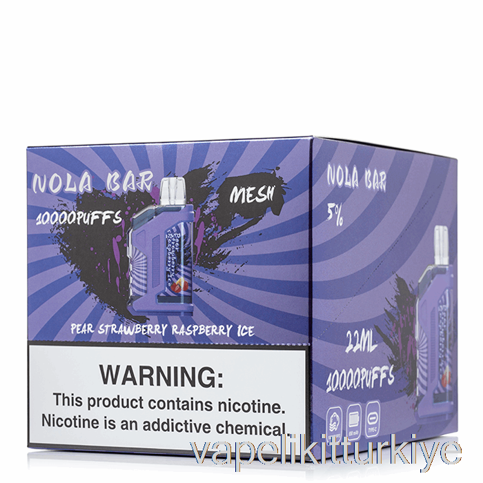 Vape Likit [10'lu Paket] So Soul Nola Bar 10000 Tek Kullanımlık
